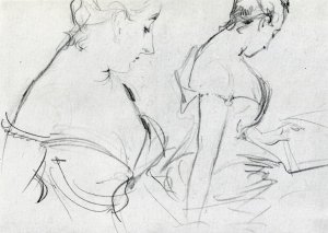 Two Studies for Madame X by John Singer Sargent Oil Painting