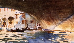 Under the Rialto Bridge by John Singer Sargent Oil Painting