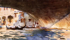 Under the Rialto Bridge painting by John Singer Sargent