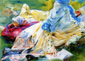 Veiled Ladies by John Singer Sargent Oil Painting