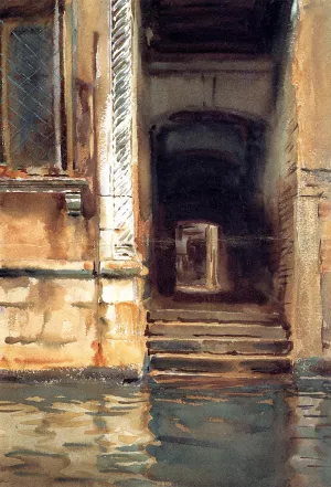 Venetian Doorway by John Singer Sargent - Oil Painting Reproduction