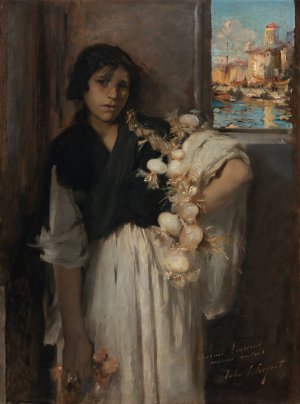Venetian Onion Seller by John Singer Sargent Oil Painting