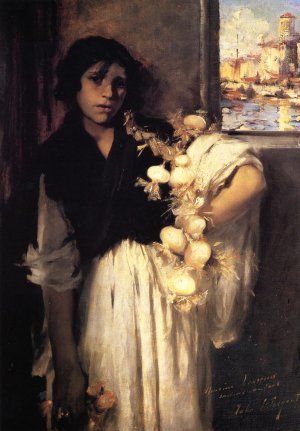Venetian Onion Seller by John Singer Sargent Oil Painting