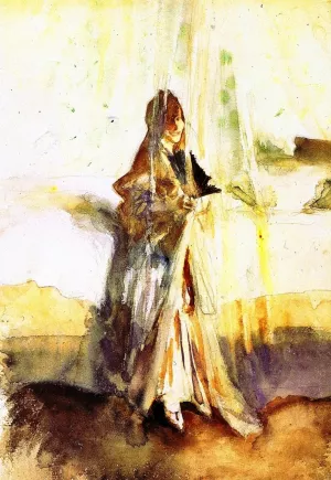 Venetian Woman by a Bed by John Singer Sargent - Oil Painting Reproduction