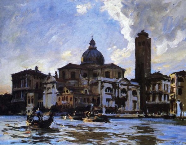 Venice, Palazzo Labia by John Singer Sargent - Hand-Painted Oil Painting Reproduction