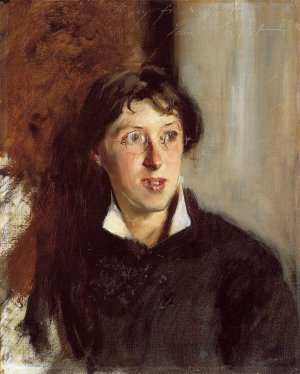 Vernon Lee by John Singer Sargent Oil Painting