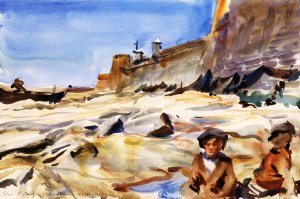 Viana do Caselo by John Singer Sargent Oil Painting