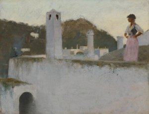 View of Capri by John Singer Sargent Oil Painting