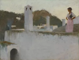 View of Capri by John Singer Sargent Oil Painting