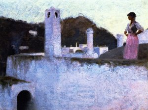 View of Capri by John Singer Sargent Oil Painting