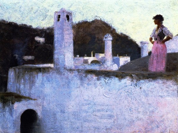 Main Product Photo of View of Capri Painting by John Singer Sargent