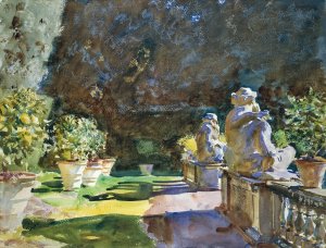 Villa di Marlia, Lucca by John Singer Sargent Oil Painting