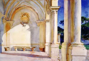 Villa Falconieri 2 by John Singer Sargent Oil Painting