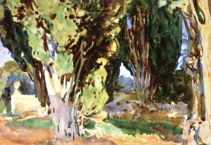 Villa Falconieri by John Singer Sargent Oil Painting