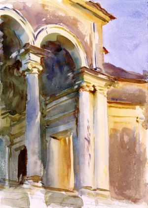 Villa Papa Giulio, Rome by John Singer Sargent Oil Painting