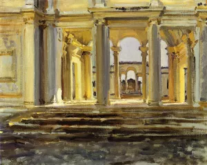 Villa Papa Giulla by John Singer Sargent Oil Painting