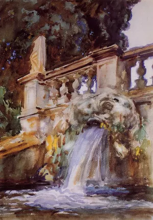 Villa Torlonia, Frascati by John Singer Sargent - Oil Painting Reproduction