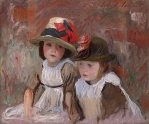 Village Children by John Singer Sargent Oil Painting