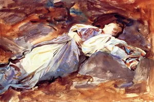 Violet Sleeping by John Singer Sargent - Oil Painting Reproduction
