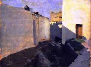 White Walls in Sunlight, Morocco by John Singer Sargent - Oil Painting Reproduction