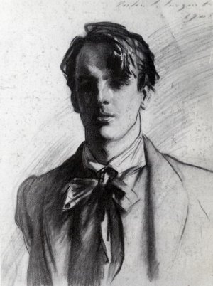 William Butler Yeats by John Singer Sargent Oil Painting