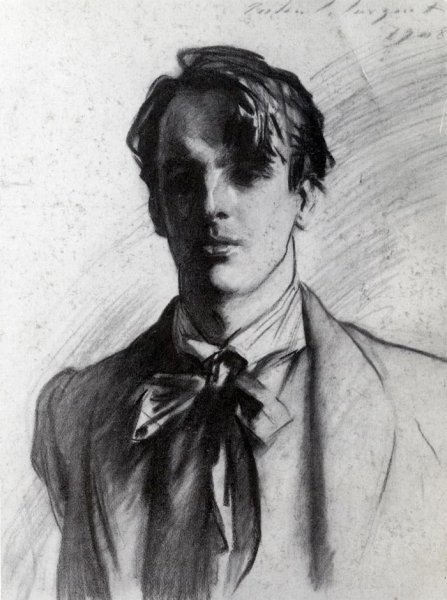 William Butler Yeats by John Singer Sargent - Hand-Painted Oil Painting Reproduction