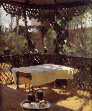 Wineglass by John Singer Sargent Oil Painting