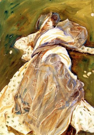 Woman Reclining by John Singer Sargent Oil Painting