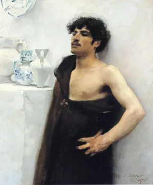 Young Man in Reverie by John Singer Sargent - Oil Painting Reproduction