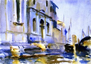 Zattere, Spirito Santo and Scuola by John Singer Sargent Oil Painting