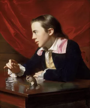 A Boy With A Flying Squirrel by John Singleton Copley Oil Painting