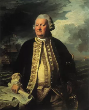 Clark Gayton, Admiral of the White painting by John Singleton Copley