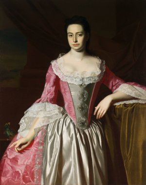 Eunice Dennie Burr by John Singleton Copley Oil Painting