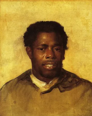 Head of a Negro by John Singleton Copley - Oil Painting Reproduction
