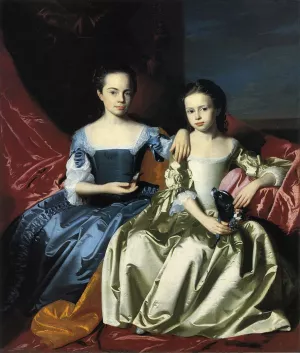 Mary and Elizabeth Royal by John Singleton Copley - Oil Painting Reproduction