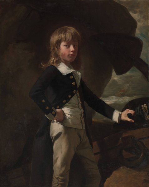 Midshipman Augustus Brine  by John Singleton Copley - Hand-Painted Oil Painting Reproduction