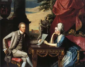 Mr. and Mrs. Ralph Izard Alice Delancey by John Singleton Copley Oil Painting