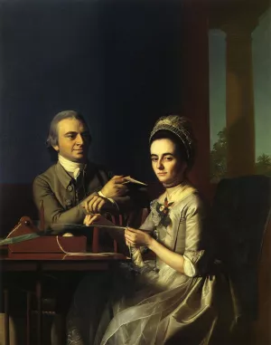Mr. and Mrs Thomas Mifflin Sarah Morris by John Singleton Copley Oil Painting
