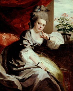 Mrs. Clark Gayton by John Singleton Copley Oil Painting