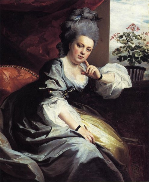 Mrs. Clark Gayton by John Singleton Copley - Hand-Painted Oil Painting Reproduction