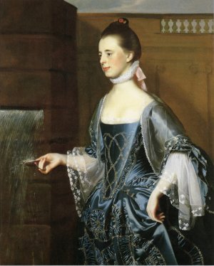Mrs. Daniel Sargent Mary Turner Sargent by John Singleton Copley Oil Painting