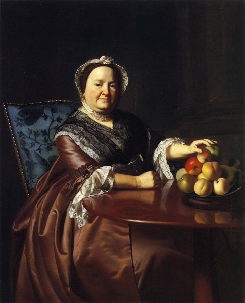 Mrs. Ezekiel Gondthwait Elizabeth Lewis by John Singleton Copley - Hand-Painted Oil Painting Reproduction