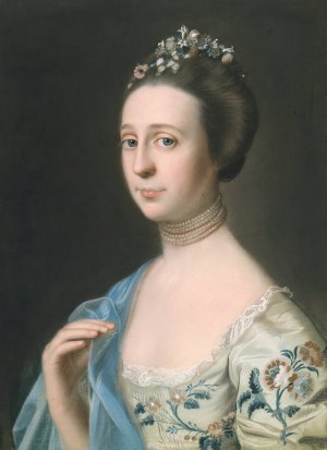 Mrs. Henry Hill Oil painting by John Singleton Copley