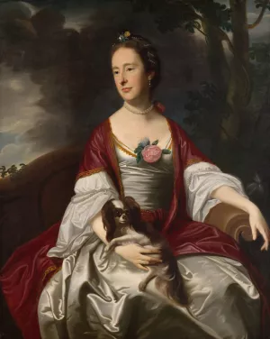 Mrs. Jerathmael Bowers Oil painting by John Singleton Copley