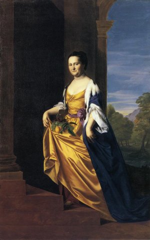 Mrs. Jeremiah Lee Martha Swett by John Singleton Copley Oil Painting