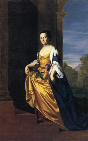 Mrs. Jeremiah Lee Martha Swett by John Singleton Copley - Hand-Painted Oil Painting Reproduction