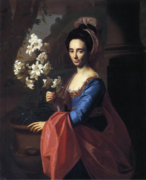 Mrs. Moses Gill Rebecca Boylston by John Singleton Copley - Hand-Painted Oil Painting Reproduction
