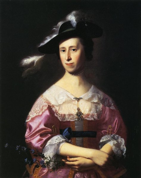 Main Product Photo of Mrs. Samuel Quincy Hannah Hill Painting by John Singleton Copley