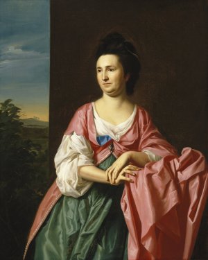 Mrs. Sylvester Gardiner, Nee Abigail Pickman, Formerly Mrs. William Eppes by John Singleton Copley Oil Painting