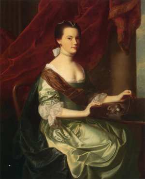Mrs. Theodore Atkinson, Jr Francis Deering Wentworth Oil painting by John Singleton Copley